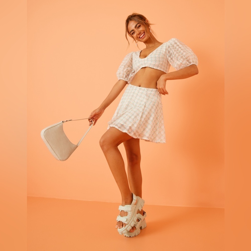For love and lemons Denise full set (blouse + skirt) large new with tag